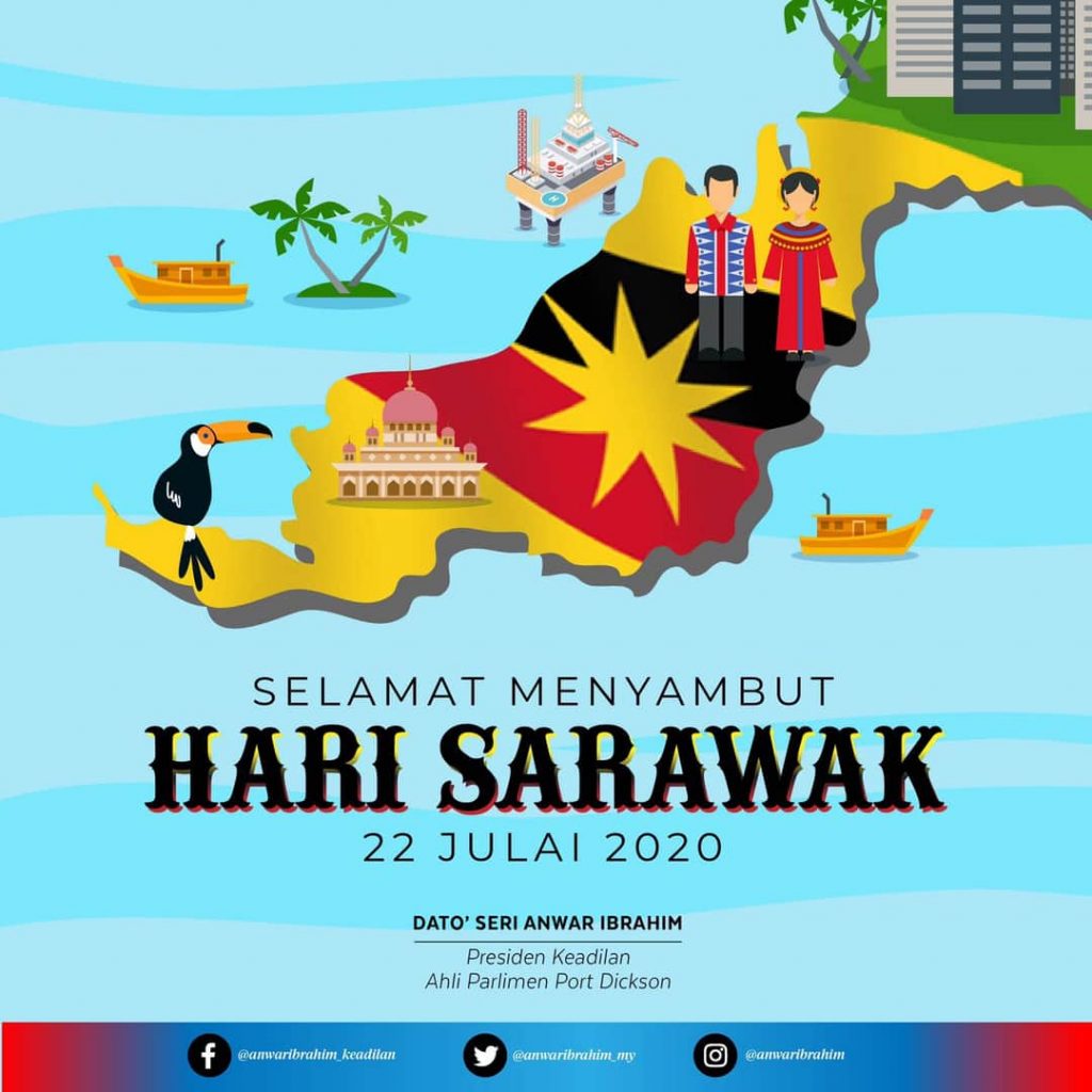 Selamat Hari Sarawak Parti Keadilan Rakyat